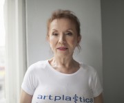 Die Patientin während der Fotosession