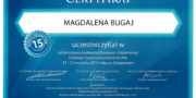 Zertifikat - Magdalena Bugaj