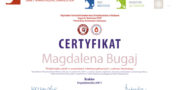 Zertifikat - Magdalena Bugaj