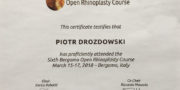 Zertifikat - Piotr Drozdowski